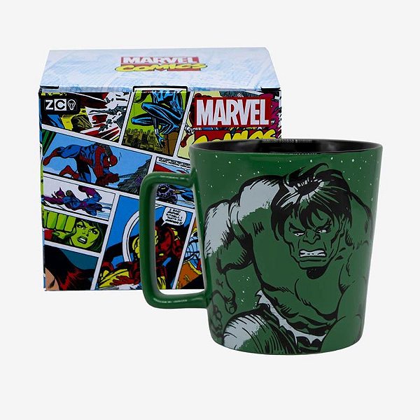 Caneca Hulk Buck De Cerâmica 400ml Licenciada