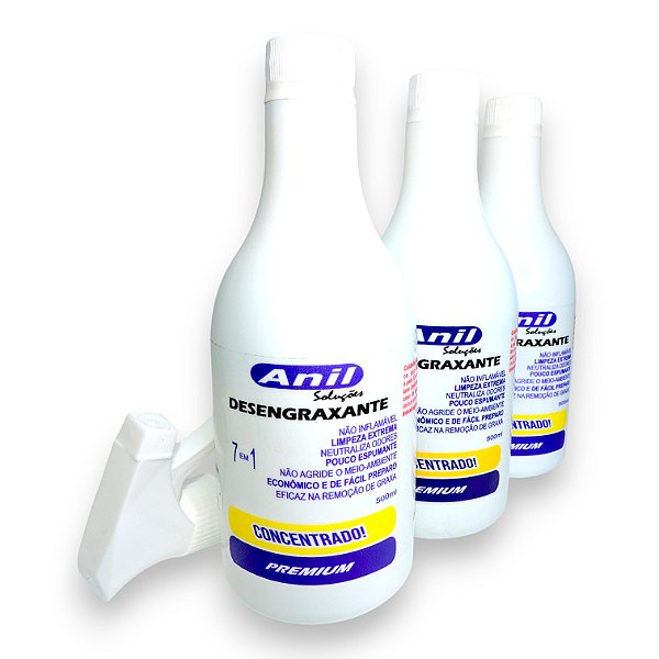Desengraxante c/ Aplicador em Spray - Limpeza Pesada | Anil Soluções