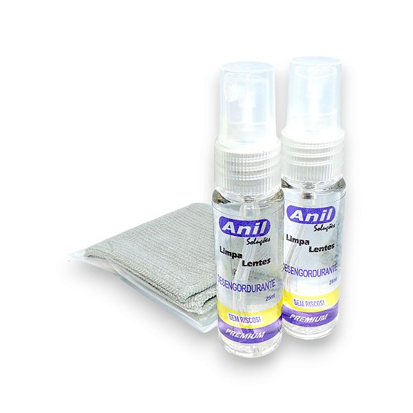 Limpa Lentes (Kit c/ 2 unidades + 1 flanelas Magic Cloth) | Anil Soluções