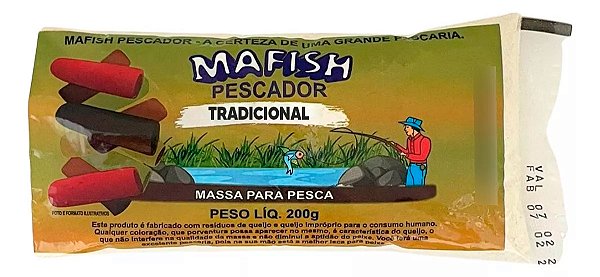 Massa em Pó 200g  - Vários Sabores - Mafish