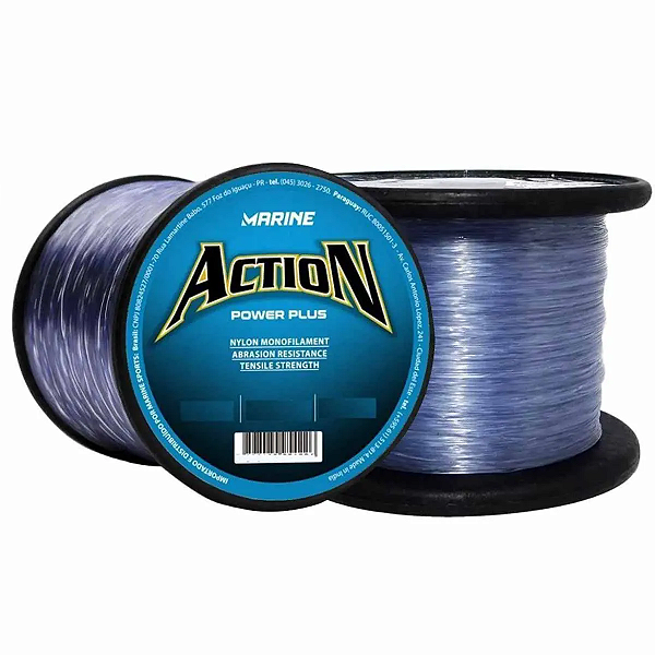 Linha Monofilamento Transparente Action 600mt - Marine