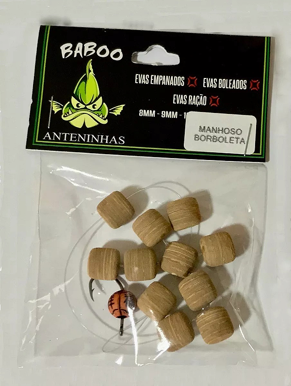 Manhosinho p/ Pesca EVA 10,5mm Borboleta - Baboo