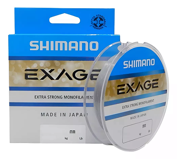 Linha Monofilamento Nylon Exage 150m - Shimano