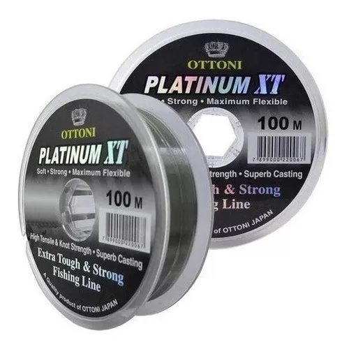 Linha Monofilamento Platinum XT 100m - Ottoni
