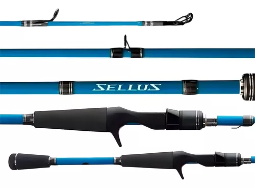 Vara p/ Carretilha Sellus SUC58MHA - 5'8" - 10~25lbs - (1,73m) Inteiriça - Shimano