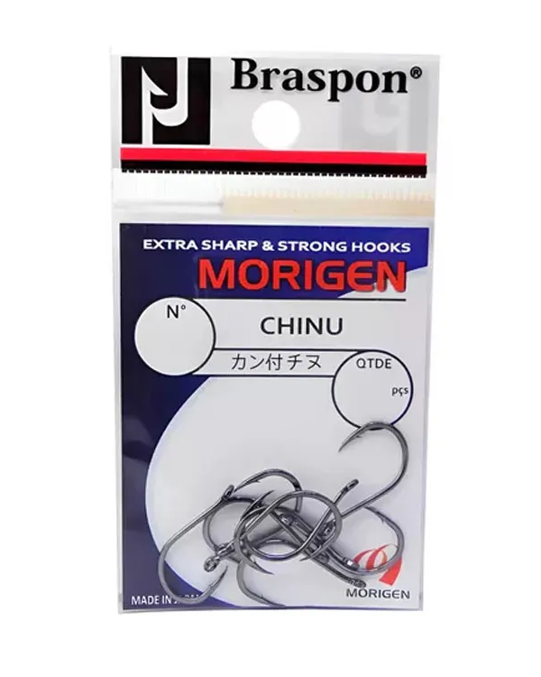 Anzol 628 Japonês Chinu Kantsuki Nickel - Morigen