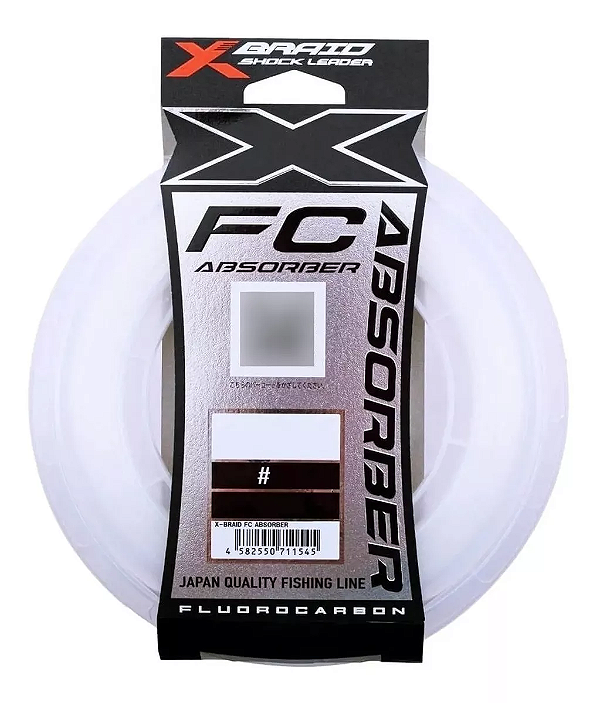 Linha Leader Fluorocarbon X-Braid FC Absorber - YGK