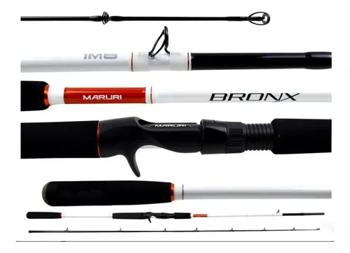 Vara p/ Carretilha Bronx C-902 - 30-60lbs - (2,70m) 2 Partes - Maruri