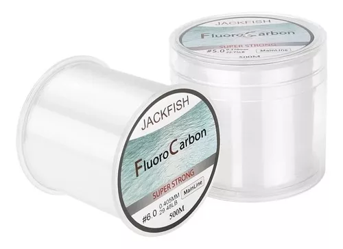 Linha de Pesca Fluorocarbon 500mt - Jackfish