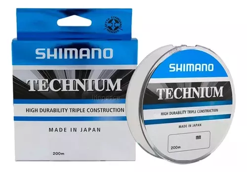 Linha Monofilamento Nylon Technium 200m - Shimano