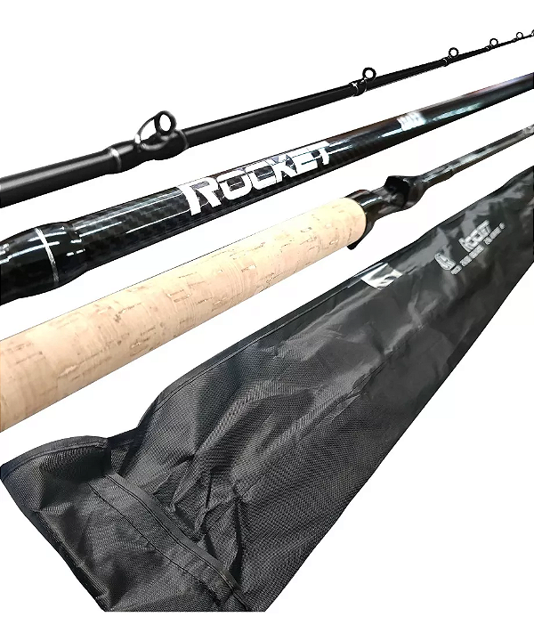 Vara p/ Carretilha Ultra Rápida Rocket 2 Partes - JrPesca
