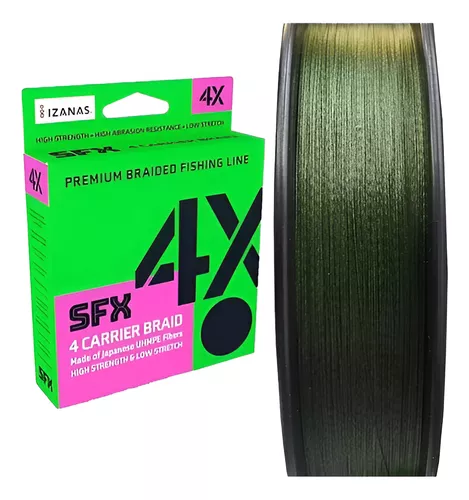Linha Multifilamento Rapala Sufix SFX 4X 270m Verde