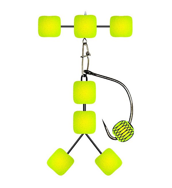 Anteninha Robozinho Luminoso EVA Formato Ração 10mm  - JrPesca