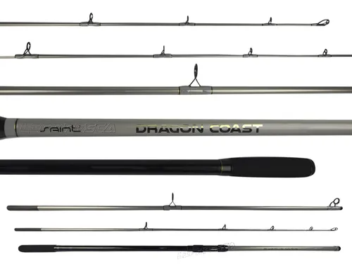 Vara p/ Molinete Dragon Coast 100-200g 3 Partes - Saint