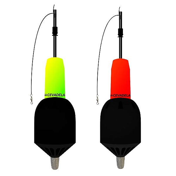 Kit C/ 2 Boia Cevadeira Invertida Cevadela 87g - JrPesca