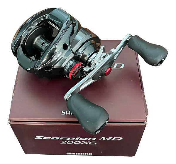Carretilha Scorpion MD 200/201XG Drag 5,5kg Rec. 8.5:1 - Shimano
