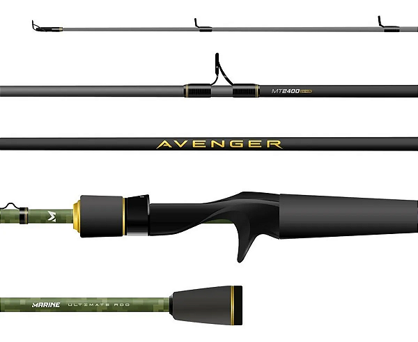 Vara p/ Carretilha Avenger 2 Partes - Marine