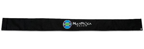 Capa Protetora Premium Preta p/ Varas 2 Partes - MultiPesca Brasil