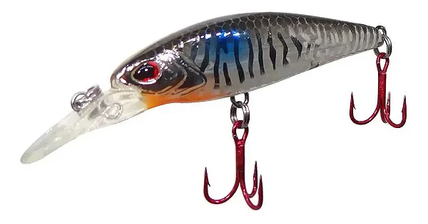 Isca Artificial Raptor Shad 7cm Meia-água - Marine