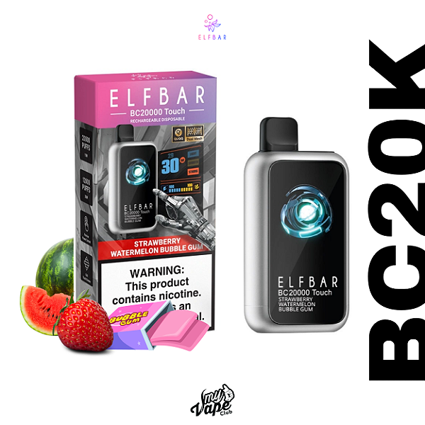 ELFBAR BC20000 - STRABERRY WATERMELON BUBBLE GUM