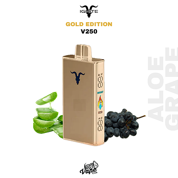 IGNITE V250 - GOLD ROSE EDITION - ALOE GRAPE