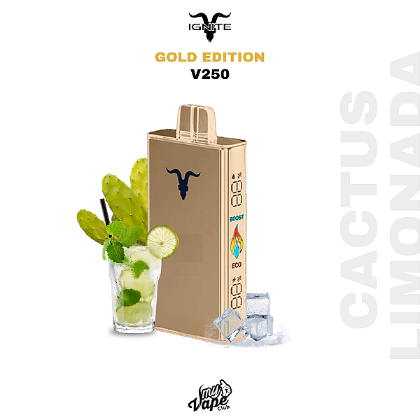 IGNITE V250 Gold Rose – Sabor Cactus Limonada