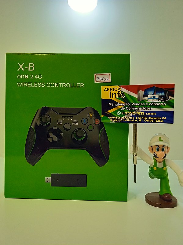 Controle Sem Fio Compatível Xbox One Fat Xbox One S X Pc