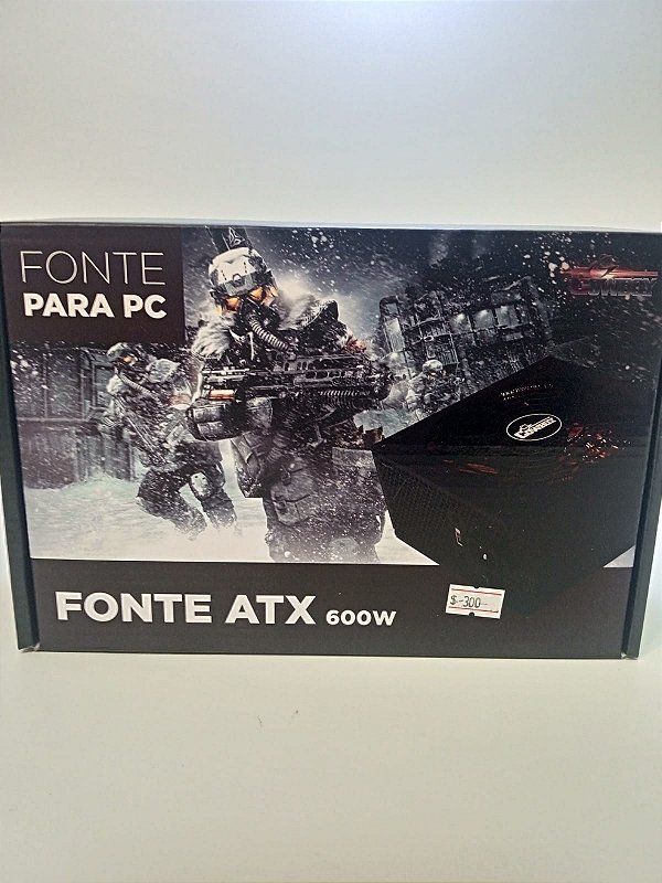 FONTE ATX 600W COWBOY - KP-535