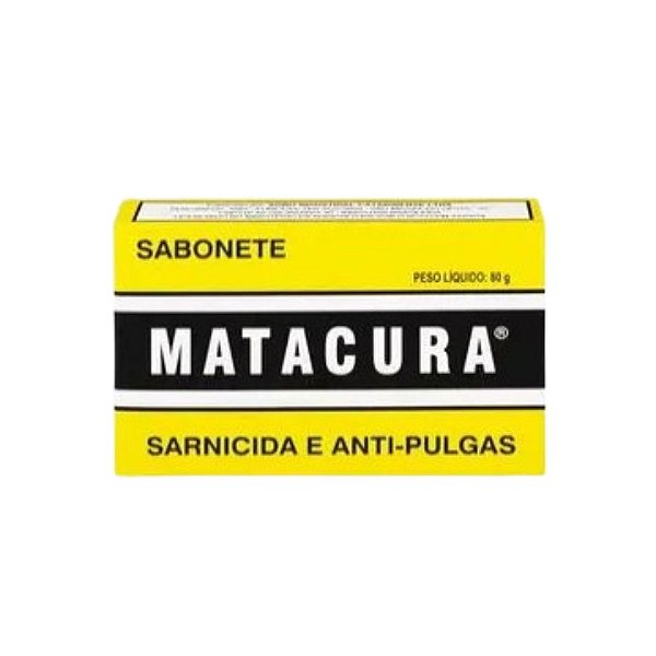 Sabonete Matacura Sarnicida e Antipulgas para Cães