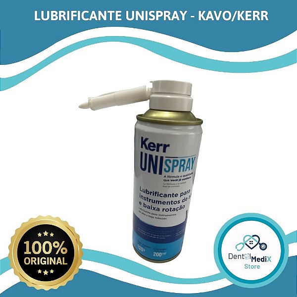 LUBRIFICANTE KAVO/KERR UNISPRAY - para instrumentos de alta e baixa rotação