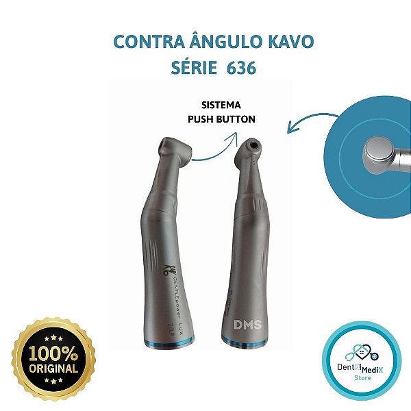 Contra Ângulo Série 636 CP - ODONTO PEÇAS DE MÃO DENTISTA