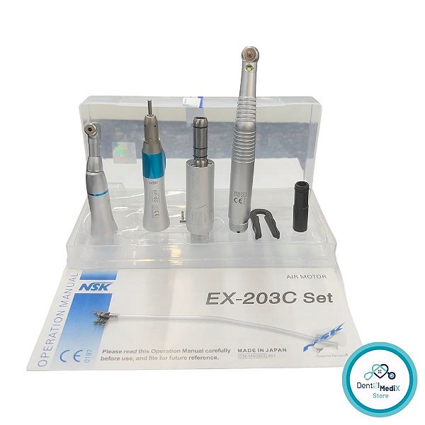 Kit Odontológico NSK 203C baixas + Alta Rotação Kavo 636 LED