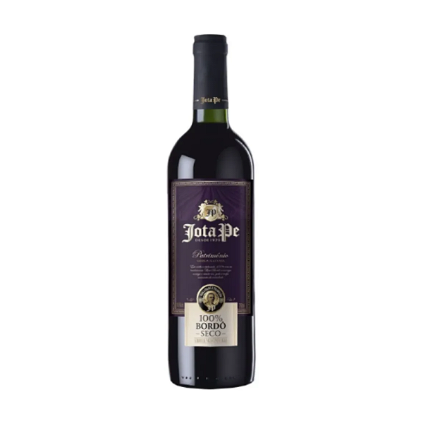 Vinho de Mesa Jota Pe Bordô Seco 750 ml