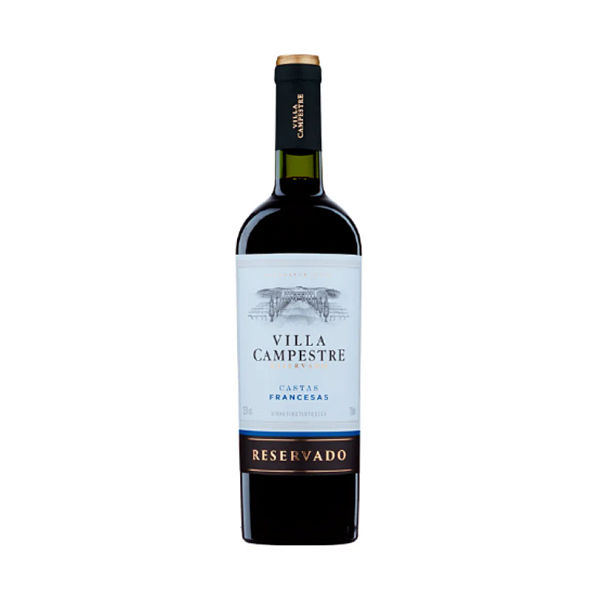 Vinho Villa Campestre Castas Francesas Reservado 750 ml