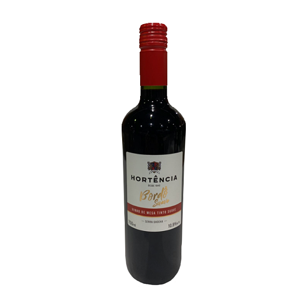 Vinho Hortência Bordô Suave 750 ml