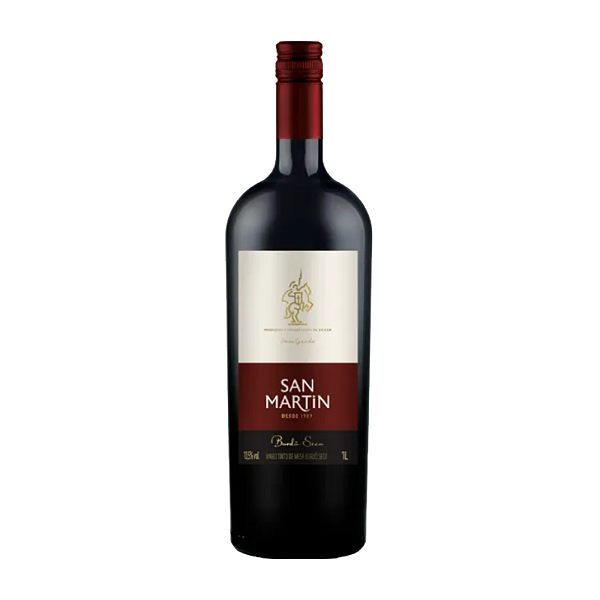 Vinho San Martin Bordô Seco 1 L