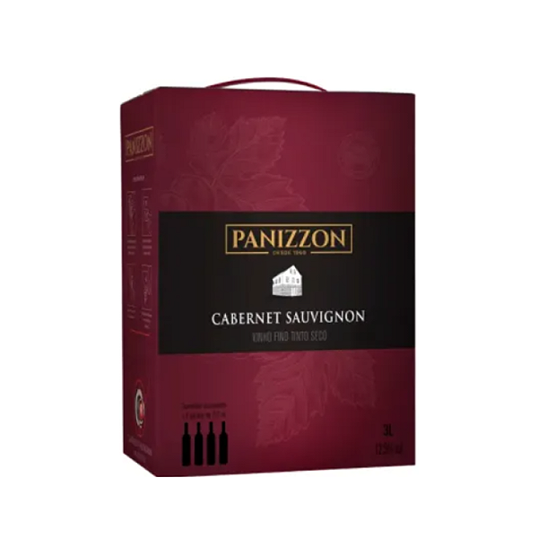 Vinho Panizzon Cabernet Sauvignon Bag in Box 3 L