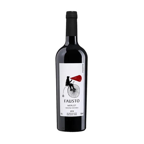 Vinho Fausto de Pizzato Merlot 750 ml