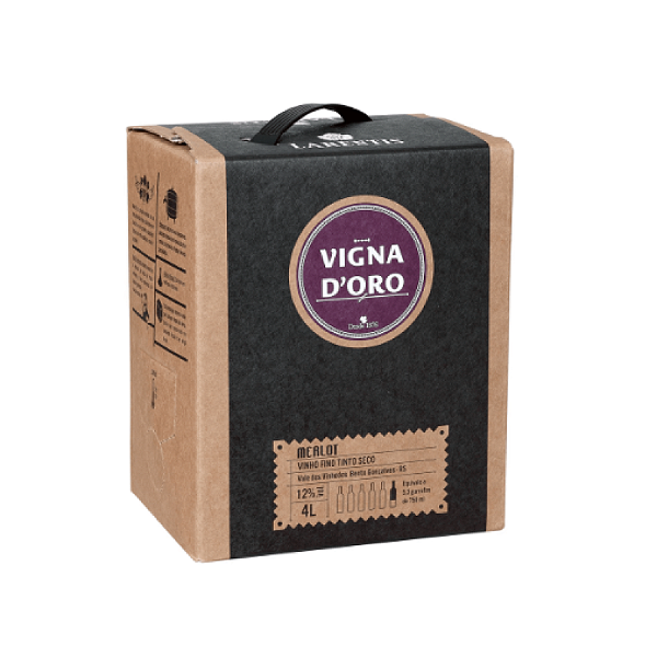 Vinho Larentis Vigna Doro Merlot Bag in Box 4 L