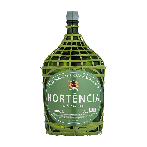 Vinho Hortência Branco Seco Niágara Garrafão 4,55 L