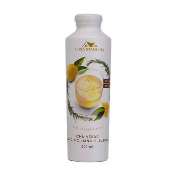 Chá Verde Limão Siciliano e Alecrim Casa Madeira 500 ml