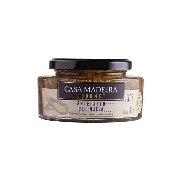Antepasto de Berinjela Casa Madeira 160 g