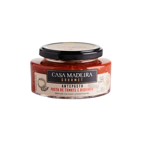 Antepasto de Pasta de Tomate e Biquinho Casa Madeira 180 g