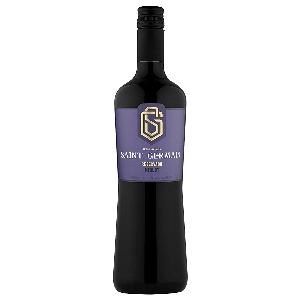 Vinho Saint Germain Reservado Merlot Demi Sec 750 ml