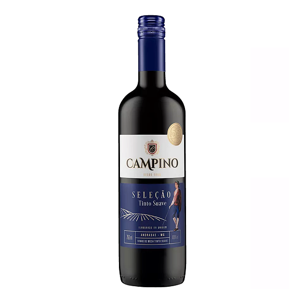 Vinho Campino Tinto Suave Seleção 750 ml