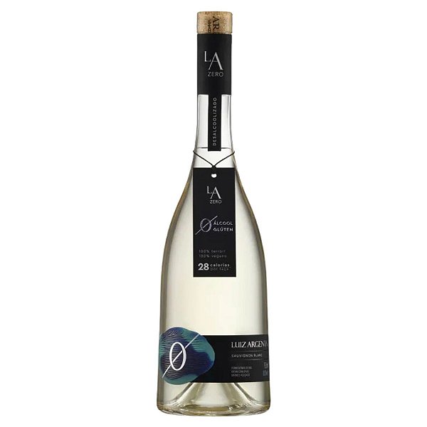 Vinho Luiz Argenta LA Zero Sauvignon Blanc Desalcoolizado 750 ml