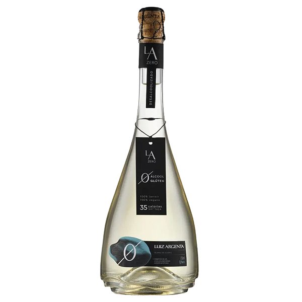 Espumante Luiz Argenta LA Zero Blanc de Blanc Desalcoolizado 750 ml