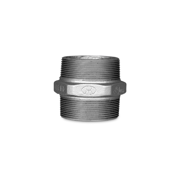 Niple Duplo Galvanizado 2 1/2 Polegadas