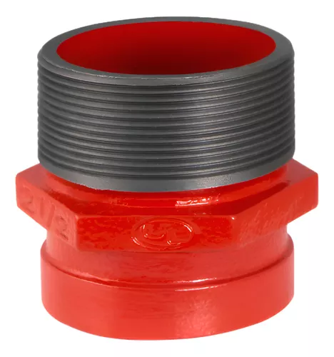 Adaptador Rosca 76mm x Ranhurado - 2.1/2" 76mm