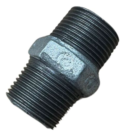 Niple duplo galv. 1/2"